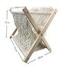 LIKEUDO Nordic Wind Cotton Rope Woven Magazine Rack - Boho