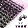Lash Clusters 96pcs Individual Lashes ZH12 D Curl 8-18MIX Cluster