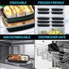 Zencart 12 Pack Meal Prep Containers Reusable, BPA Free Food
