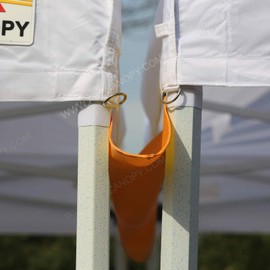 ABCCANOPY 10 Foot Canopy Rain Gutter for Pop up Canopy (Orange)
