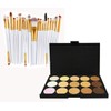 Glamza 20 Pieces White Eye and 15 Pieces Contour Palette