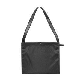 Tatonka Bike Musette L (11L) - Flat and Lightweight Shoulder Bag for Cyclists - Small Foldable - 11 Litre Volume (Black)