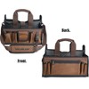 WELKINLAND 20-Pockets Tool Tote Bag, 16" Electrician Tool Bag, Open-Top
