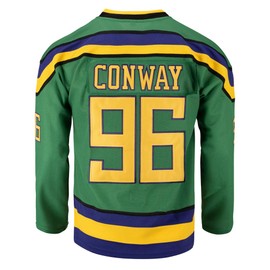 Youth Mighty Ducks Movie Shirts Ice Hockey Jersey