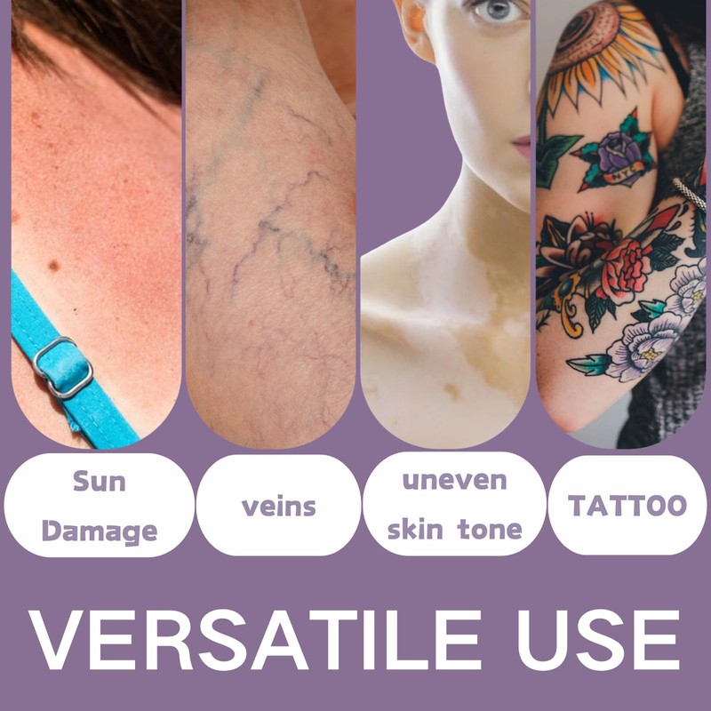 SHEBEEDO Body Concealer Foundation with Brush,Full Coverage Tattoo Cover Up