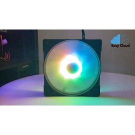 Unbranded 3Pack 120mm ARGB Fans Up to 1600 RPM Computer Case Color 4PIN PWM Gaming PC Fans