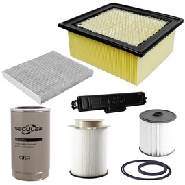 6.7L Diesel Filter Kit-68436631AA 68157291AA Fuel 5083285AA Oil 53034051AB Air 68318365AA Cabin Air Filter Fits for 2019-2024 Ram 2500 3500 4500 5500 6.7L Diesel Engines