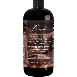 Lapew Her Obsession Scented Mop Soap Concentrate 36 oz | Premium Fragranced Floor Cleaner | Streak-Free | Hard Floor Cleaning Solution | Eco Friendly | Made in USA
