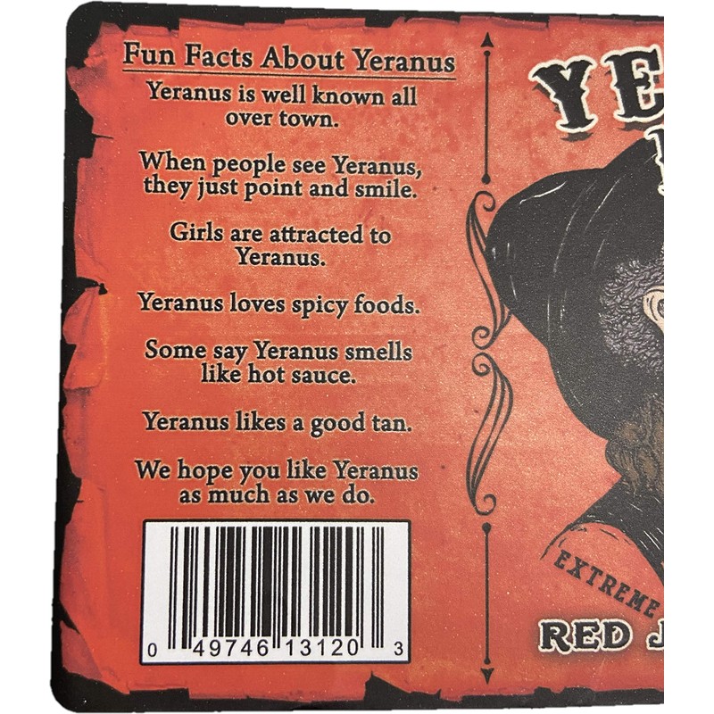 Yeranus Berns Sweet and Smokey Jalapeno Hot Sauce (Extreme)