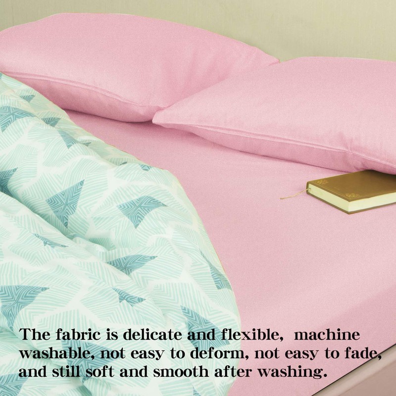 Bedding Twin Fitted Sheet, Bottom Sheet with Deep Pocket -