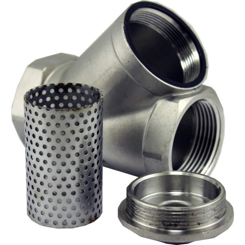 Duda Energy 1" Inline Y Filter Fitting 200 Micron 80