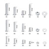 Vwoqiy 550 Pieces M3 M4 M5 Screw Set with Nuts