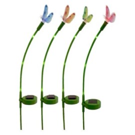 Headwind Consumer Products 830-1670 Solar LED Fiber Optic Stake Light, Color-Cha