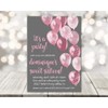 Pink Sweet 16 Invitations, Rose Gold Sweet 16 Invitations With
