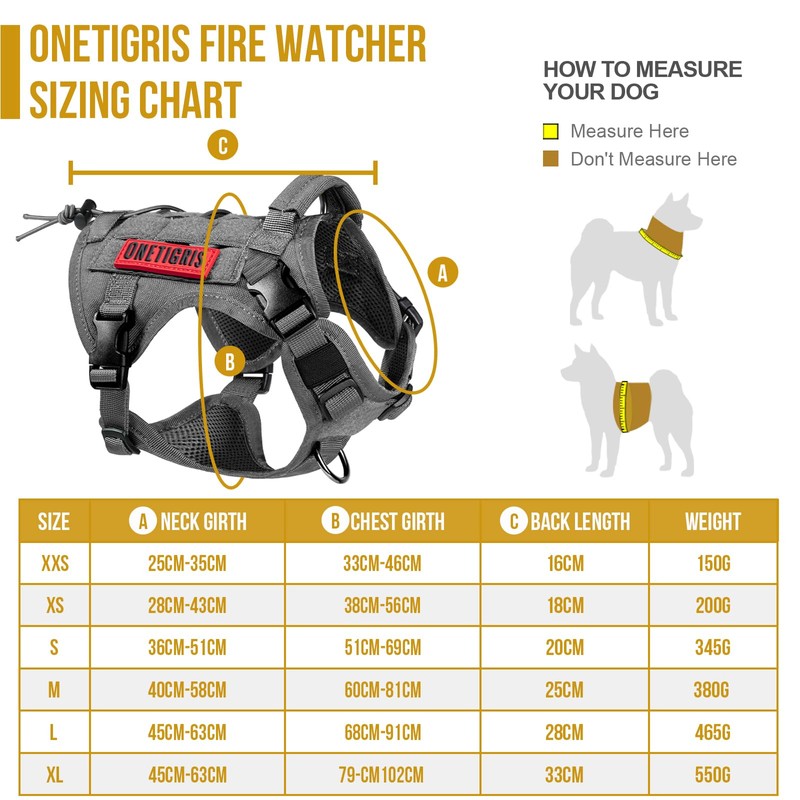 OneTigris Dog Harness, Breathable, Easy to Put on and Take