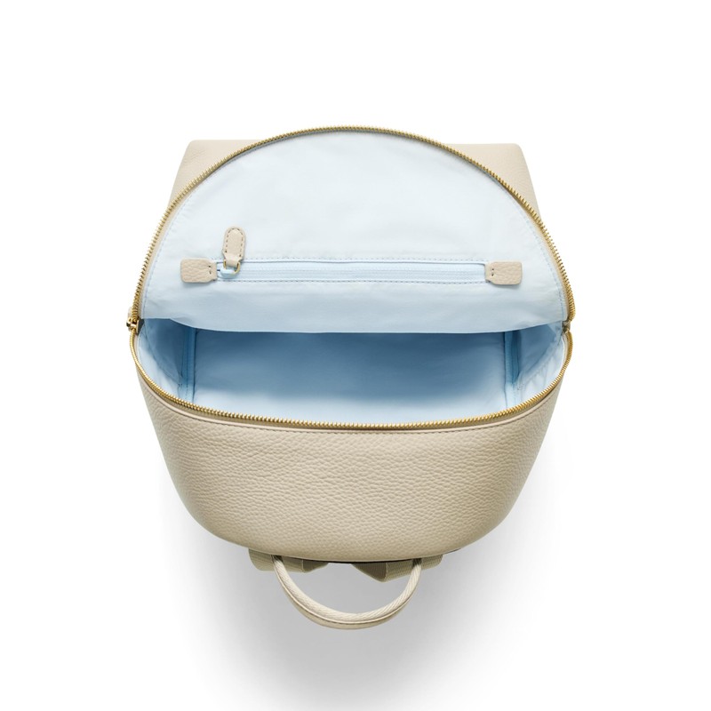 ECCO Medium Leather Backpack, Sand