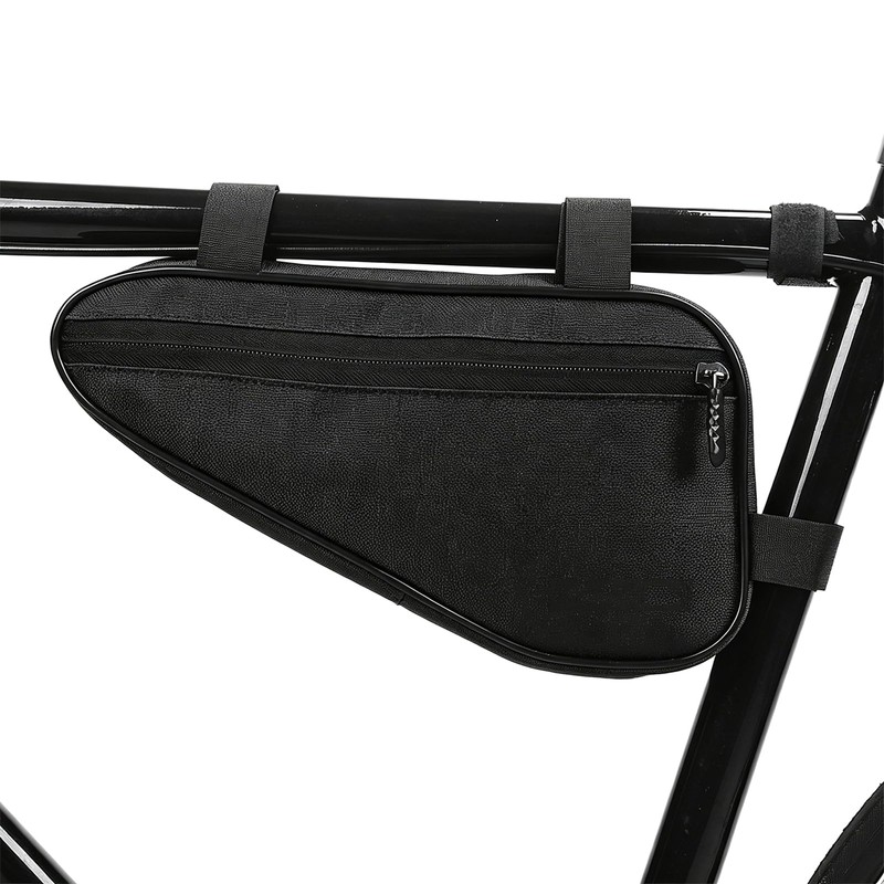 Bike Triangle Frame Bag, Bicycle Tube Storage Pouch, Strap-On Under