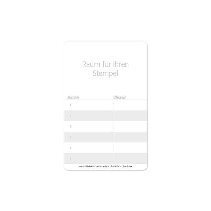Appointment Cards (Pack of 100) for Foot Care Pedicure -