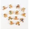 HAND ® HCGS03 Elegant Beautiful Shiny Gold Tone Small Metal