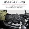 Daytona Motorcycle Gloves, Spring and Summer, Genuine Leather Palm (Goat