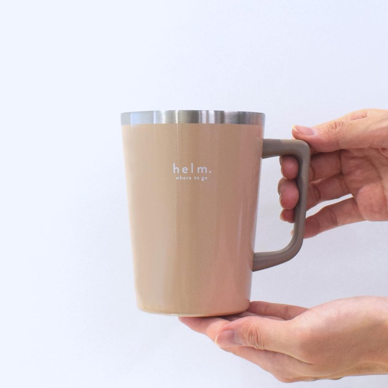 Sabu Helm 402913 Stainless Steel Tumbler with Handle, Pink, 480ml