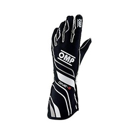 OMP ONE-S Racing Gloves, (Black, Size XS [USA 8])