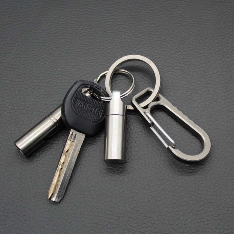 PPFISH Titanium Heavy Duty Carabiner Keychain, EDC Quick Release Hooks