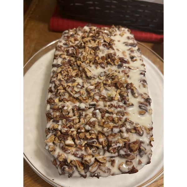 Handmade Apple Bread With Toasted Pecans
