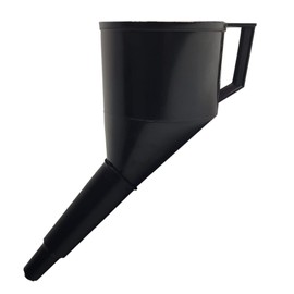 ANGLED FUEL FUNNEL FINE MESH FILTER PLASTIC PETROL DIESEL FUNNEL FOR OIL WATER FUEL IN BLACK