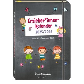 ErzieherInnenkalender 2025 / 2026: Juli 2025 – Dezember 2026 (Kalender / Planer für Kindergarten und Kita)