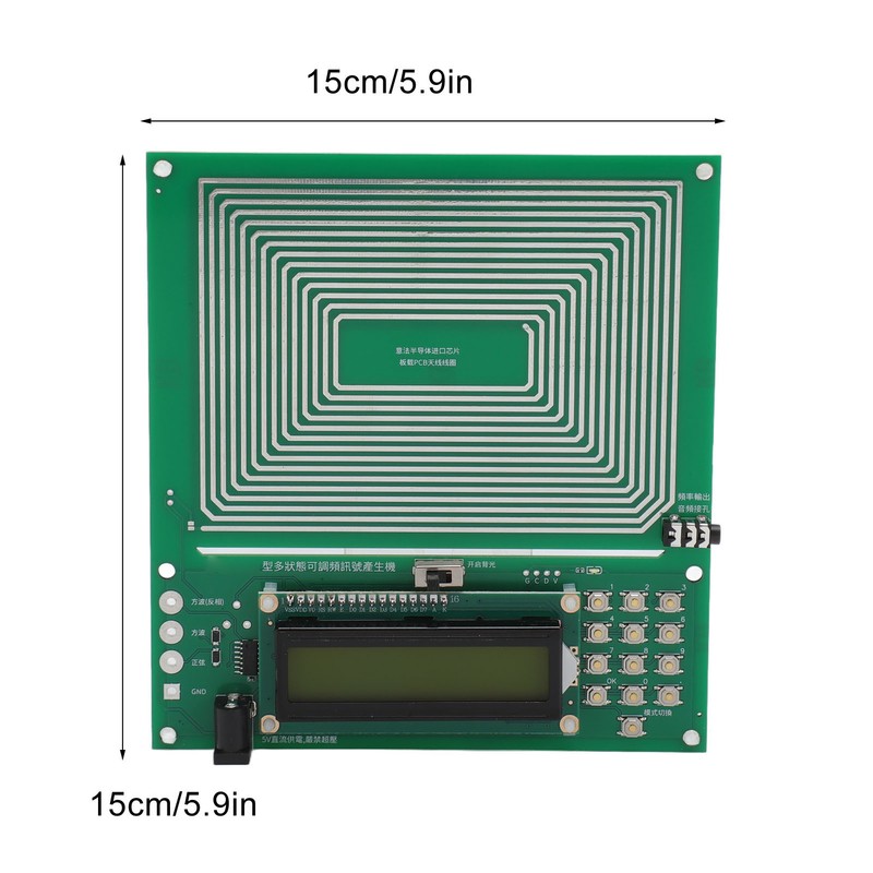 Schumann Wave Generator 7.83Hz Pure Sine USB Rechargeable 0.01‑100000Hz Adjustable