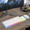 Gaming Keyboard and Mouse Combo, K1 RGB LED Backlit Keyboard