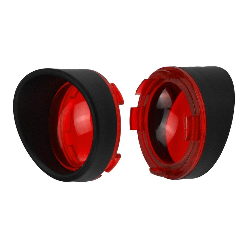 HDBUBALUS ABS Visor Style Turn Signal Lens Indicator Light Bezels