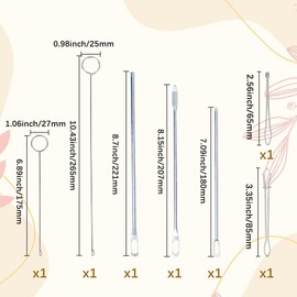 CABODYALS 12Pcs Draw String Clip Sewing Loop Turner Hooks Tool Bodkin Drawstring Threader Set Metal Diy Rope Threader Easy Insert String Puller for Hoodie Shorts Pants Sweatpants Jackets Coats Sweater