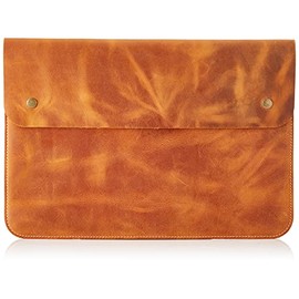 MegaGear Genuine Leather MacBook Bag 13.3 Inch - Camel