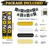 Graduation Decorations Class of 2024, 116 PCS Black and Gold