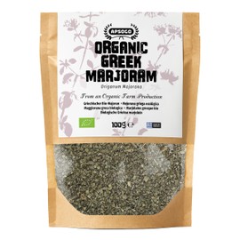 APSOGO Organic Marjoram Herbal Tea - Premium Greek Loose Leaf Marjoram (100g) Natural Organic Herb Tea, Aromatic Mediterranean Herbal Infusion