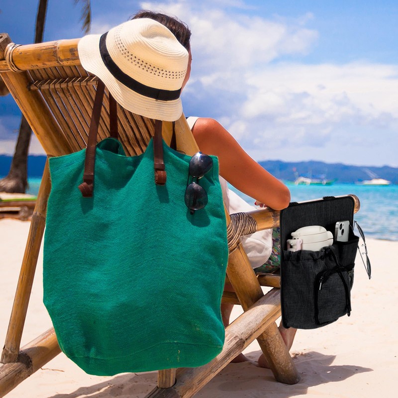 Cosblank Beach Chair Cup Holder Attachment Nylon Chair Drink Holder