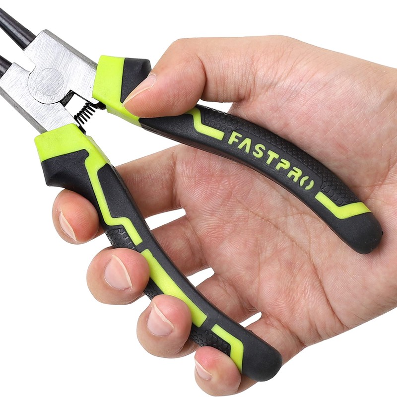 FASTPRO 4-Piece 7-inch Snap Ring Pliers Set, Internal/External Circlip Pliers