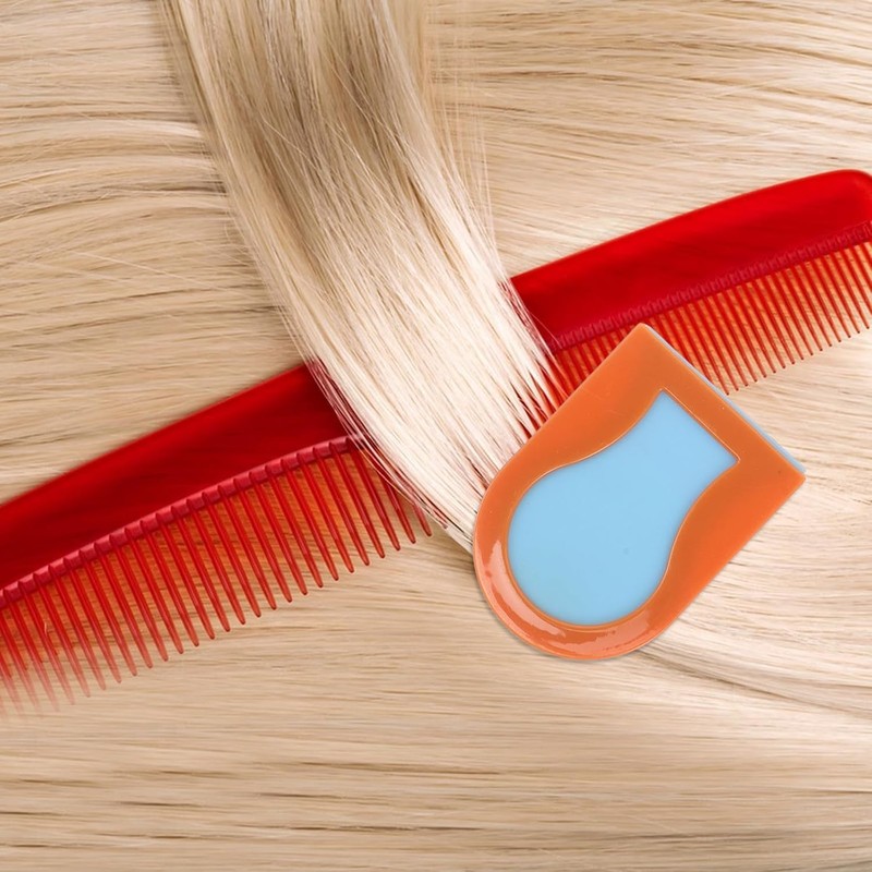 6 Piezas Tiza Cabello Lavable Temporal para Oscuro, 6 Colores