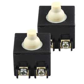 Angle Grinder Switch, Dustproof Push Button Power Switch Replacement for Handheld Power Tool 2 Pack