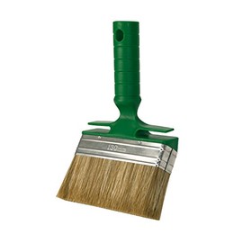 Flat Glaze Paintbrush with Angled Plastic Handle 130 mm