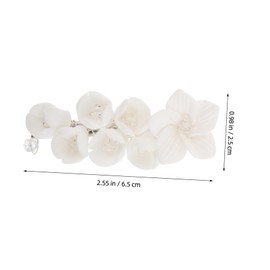 Baluue 2pcs Romantic Flower Hair Clips Lightweight Hairpins for Effortless Styling for Weddings Parties and Daily Wear Hair Accessories for Women