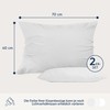 Dreamzie Cushion Cover 40 x 70 cm, White, Set of