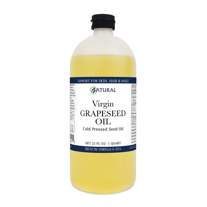 GrapeSeed Oil-Cold Pressed, Virgin, Undiluted, 100% Pure Grape Seed Oil,
