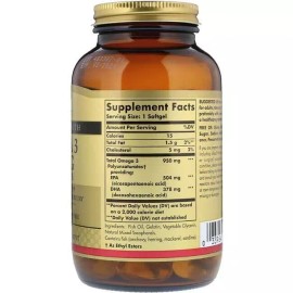 Solgar Triple Strength Omega-3 950 mg 100 Softgels - 2 Bottles Pack