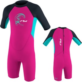 O'Neill Shorty Toddler Reactor Spring Children's Neoprene Wetsuit Pink (4 (118-126))