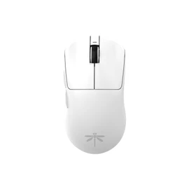 VGN Dragonfly F1 Pro Max White Wireless Gaming Mouse, Lightweight, 2.0 oz (55 g), Pixart PAW3395, Up to 130 Hours of Operation, Wireless Wired Compatible, 6 Months