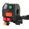 7/8in 22mm Motorcycle Handlebar Switch Headlight Turn Signal Horn Flash