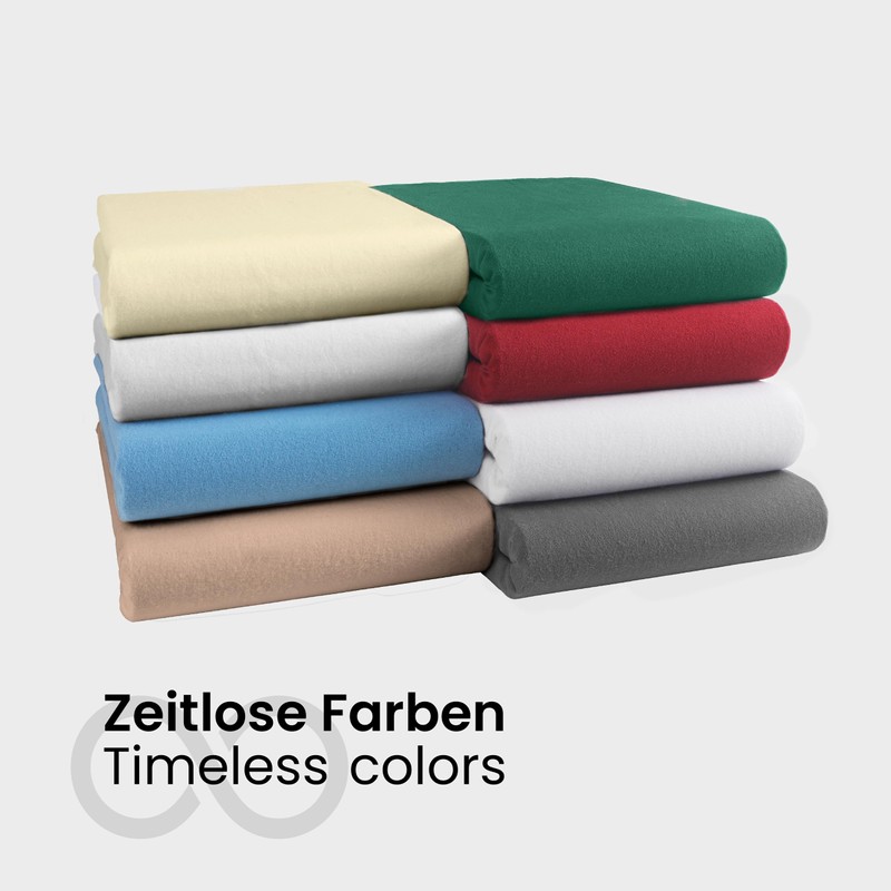 BaSaTex Fleece Flannelette Winter Fitted Sheet, Flannelette Fitted Sheet, 100%